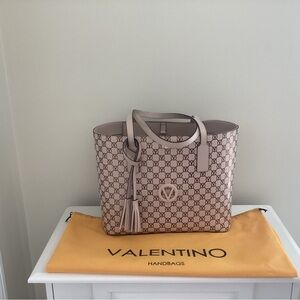 Valentino by Mario Valentino Prince Monogram Tote